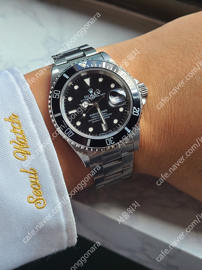 [정품] 롤렉스 서브마리너 블랙 데이트 트리튬 빈티지 (Rolex Submariner Black Date Tritirum Lume)