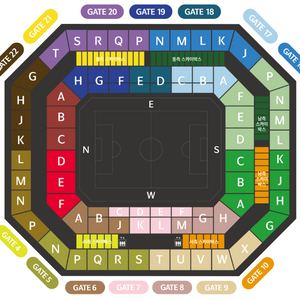 06/11 (화) 국대 축구 한국vs중국 레드석, 1등석 양도합니다. 좋은자리다수!