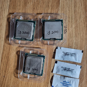 인텔 CPU i3-2100 팝니다. (1회용 써멀포함) 5,000원