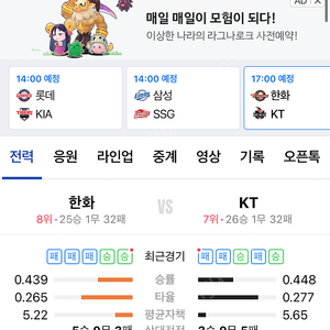 6월6일 한화 kt 2연석삽니다