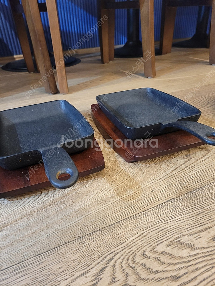 사각철판그릇 콘치즈그릇 철판그릇--1