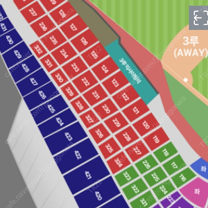 6/6 KT vs 한화 위즈파크 3루 스카이석 424구역 2연석 양도합니다.