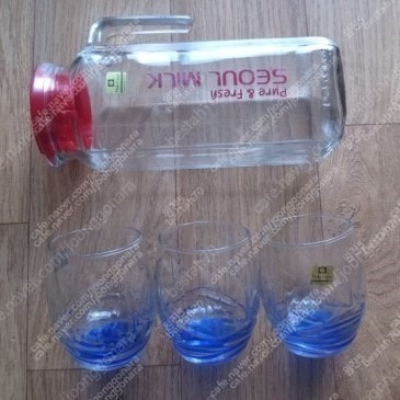 파커 글래스(parka glass) 유리잔 미사용 제품 4pcs 팝니다 (2만원)