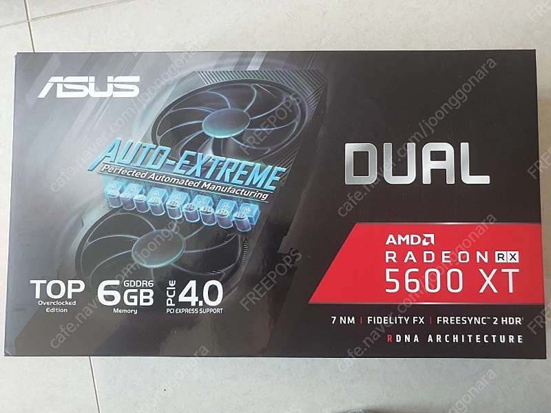amd라데온 5600XT 그래픽카드 판매 이미지