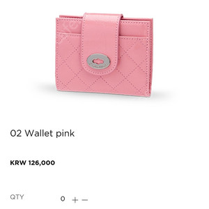 카디널레드지갑 wallet pink(택배비포함)