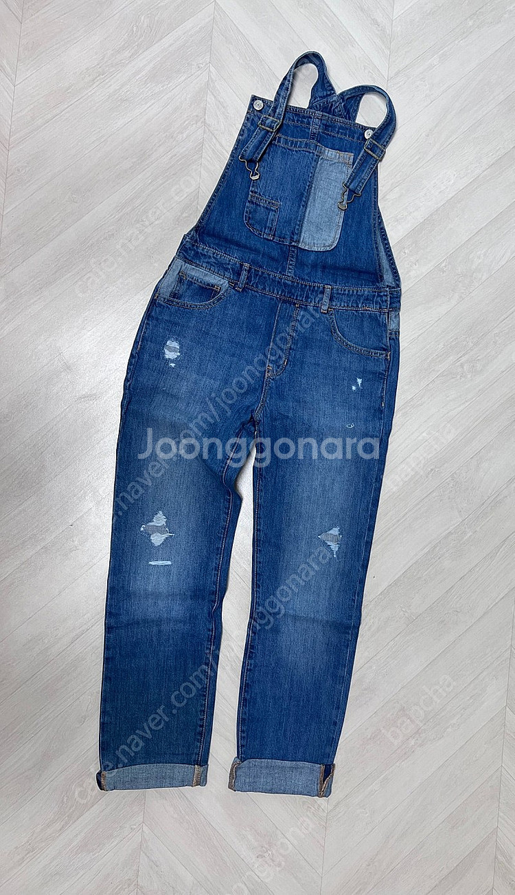 갭키즈 여아 워싱 오버롤--0