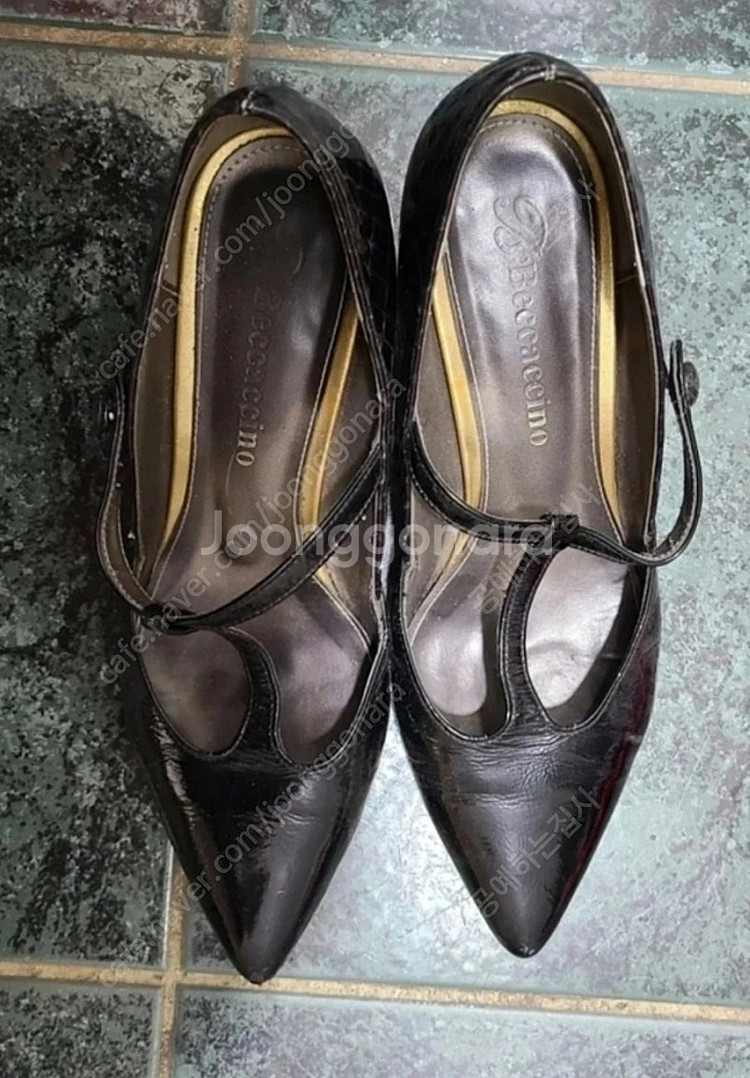 베카치노 가죽 정장구두235--0