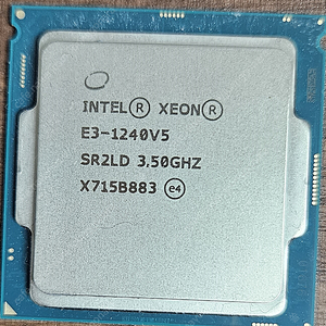 Xeon 인텔 제온E3-1220V3, E5-2603V4, E3-1240V5 판매합니다.