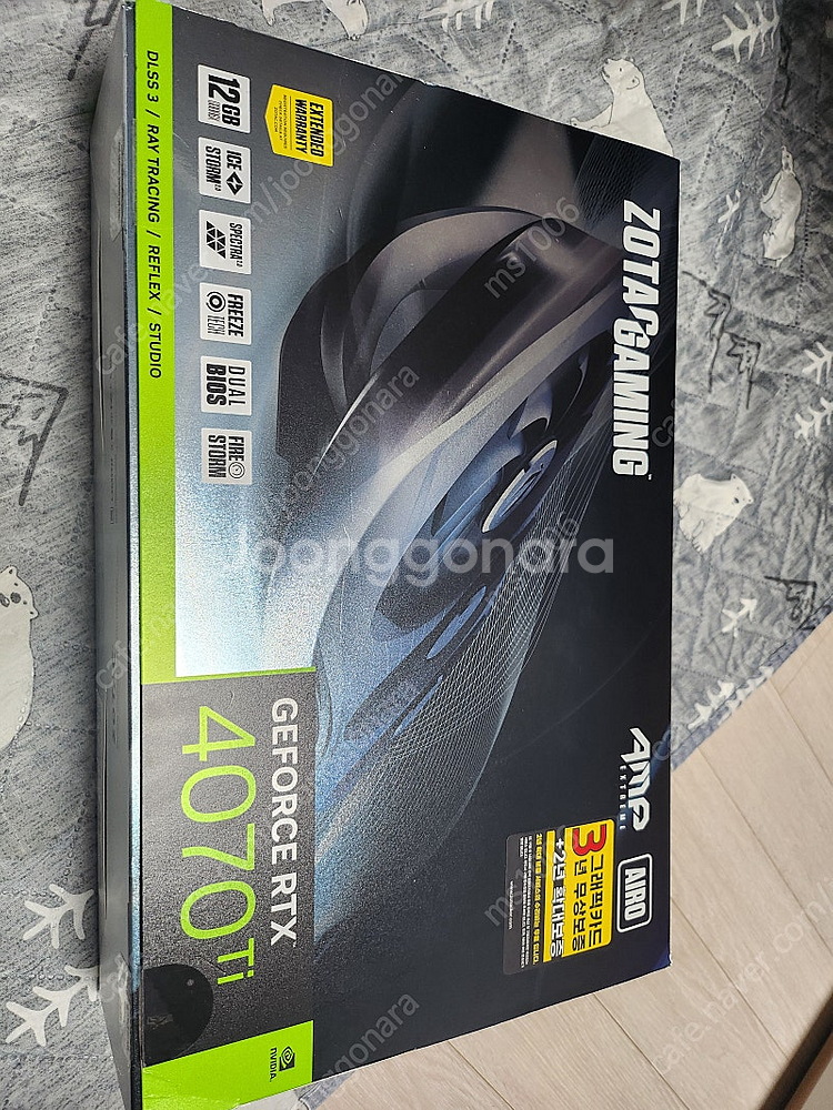 조텍 4070ti 에어로--0