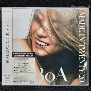 보아 BoA MADE IN TWENTY (20) CD+DVD 초회한정 미개봉 신품