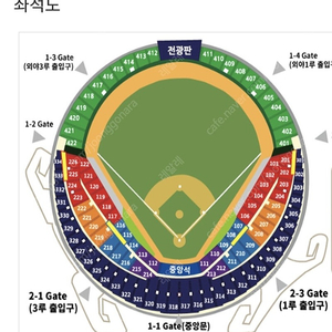 6월 9일 일요일 기아 vs 두산 외야 415구역 3연석 원가양도