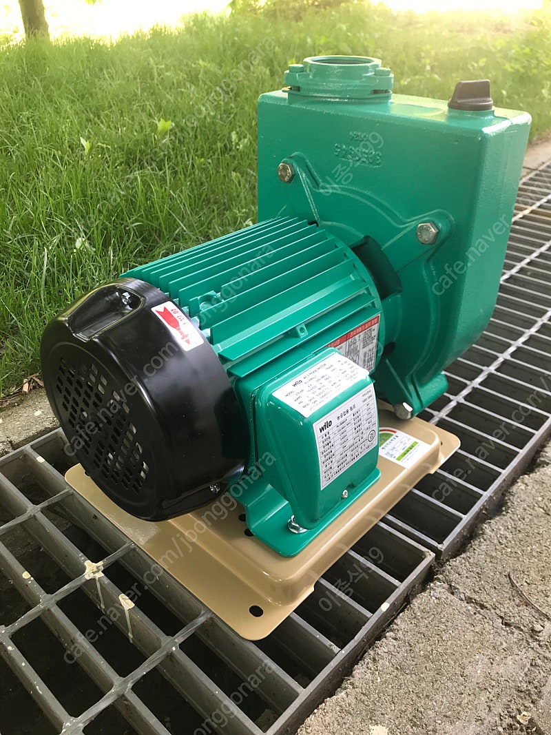 윌로펌프 PU-3000I/P 농공업용펌프 양수기 (삼상 220/380V)
