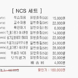 2024년 ncs 모듈형 제본 세트