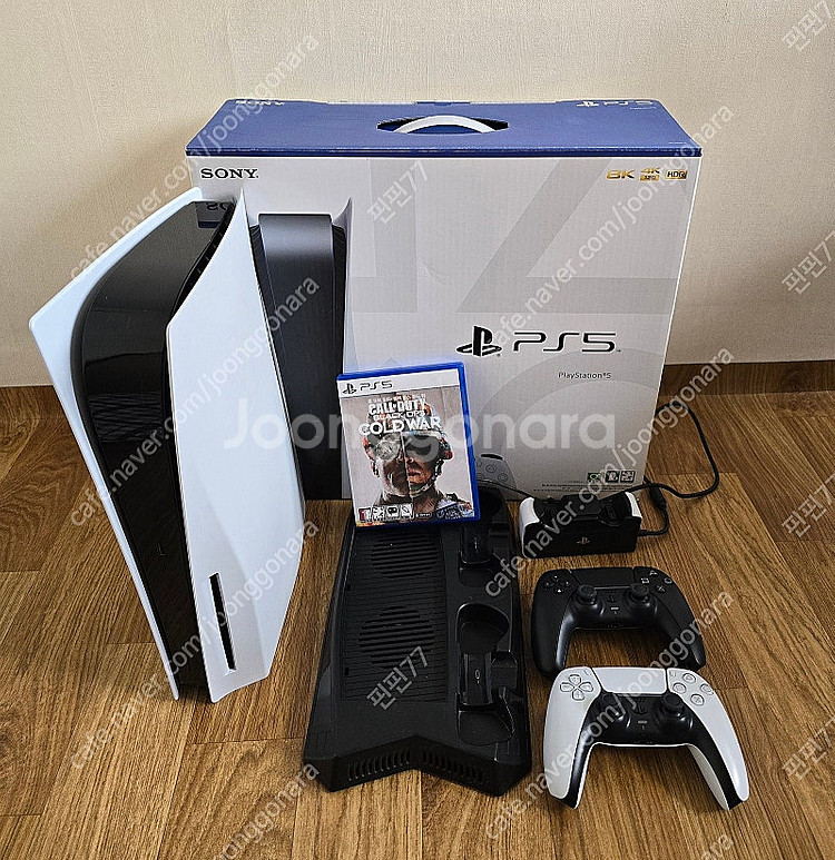 PS5 디스크 버전 + 추가 듀얼콘 +게임 4가지 +거...--4