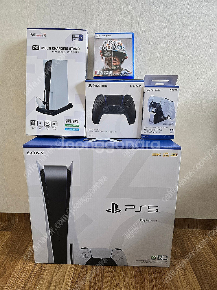 PS5 디스크 버전 + 추가 듀얼콘 +게임 4가지 +거...--5