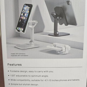 Folding desktop phone stand 폰 태블릿 거치대