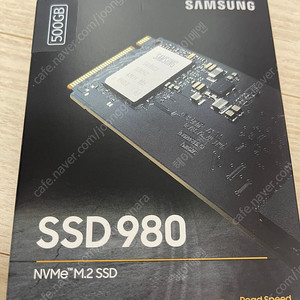 삼성 nvme ssd 980 500g 미개봉 팝니다(정품)