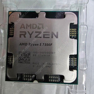 AMD 라이젠 AM5 7500F CPU 팝니다.