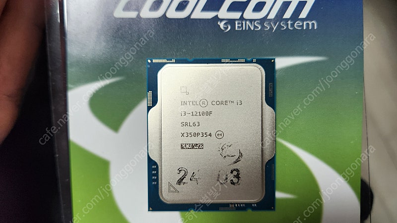 i3 12100f 미사용 CPU 택포8만