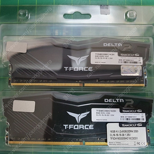 Teamgroup T-FORCE DDR4-3200 CL16 Delta RGB 32GB (8GBx2) 서린