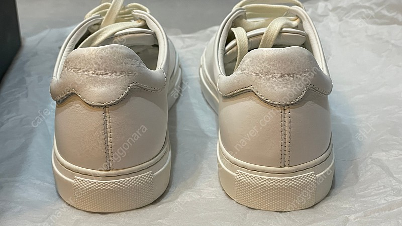 제누이오 페르페토 송아지가죽 이태리산 스니커즈 화이트 225 새상품--4