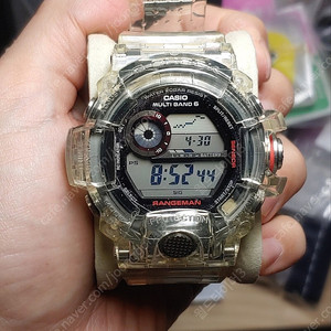 카시오 지샥 G-SHOCK 레인지맨 시계 GW-9400-1D 국내정발 (추가 벨베젤 포함)