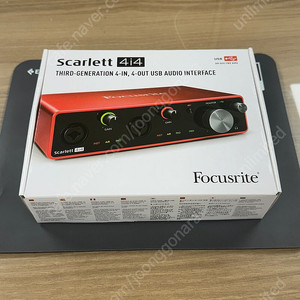 포커스라이트 Scarlett 4i4 스칼렛 3세대