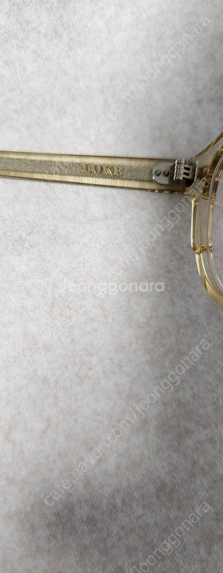 그루버 루크 옐로우클리어 47 사이즈 투명 안경--2