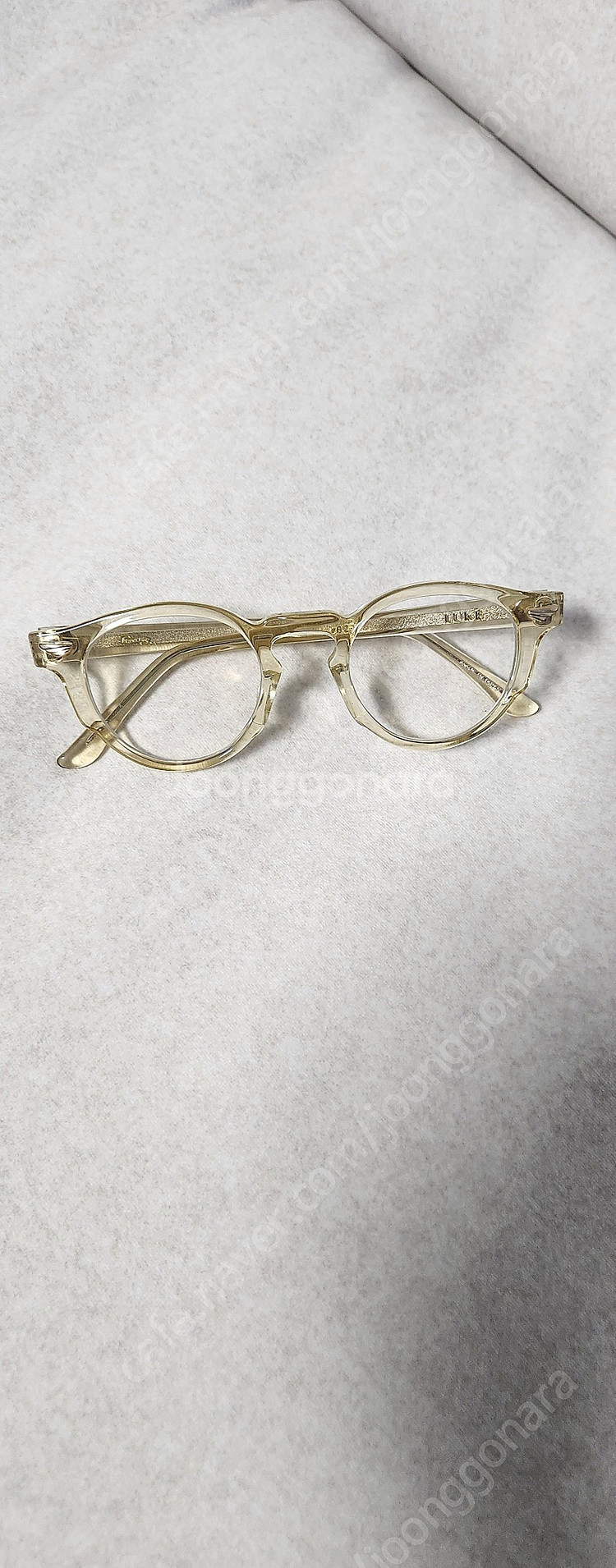 그루버 루크 옐로우클리어 47 사이즈 투명 안경--3