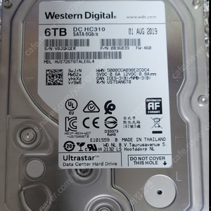 웨스턴 디지털 6TB HDD 8만원에 팝니다