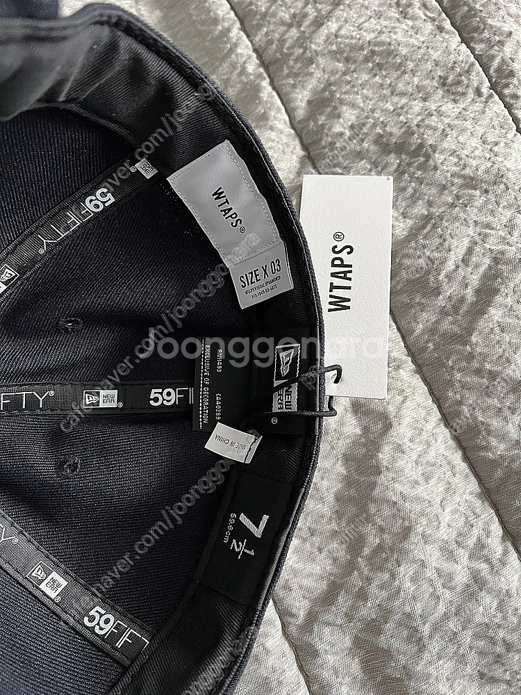 WTAPS 더블탭스 x 뉴에라 모자 네이비 LARGE ...--4
