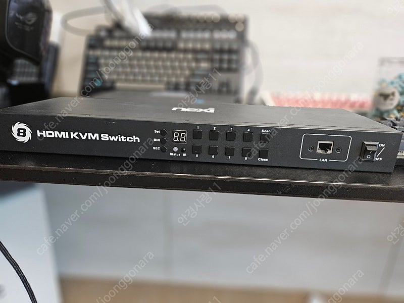 hdmi kvm switch next-7208 8:1 스위치