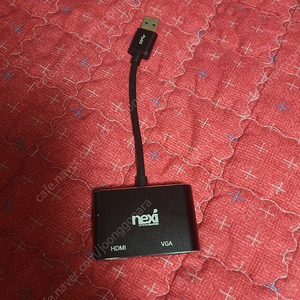 넥시 USB 3.0 to HDMI VGA 멀티 컨버터 팝니다.