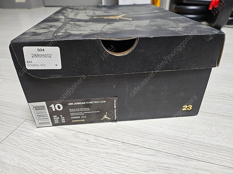 나이키 조던 11 로우 브레드 275 중고--1