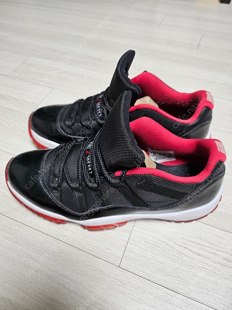 나이키 조던 11 로우 브레드 275 중고--5