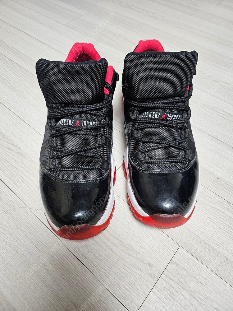 나이키 조던 11 로우 브레드 275 중고--7