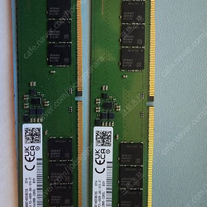 삼성 ddr5 4800 16G X 2 =32G 팝니다.