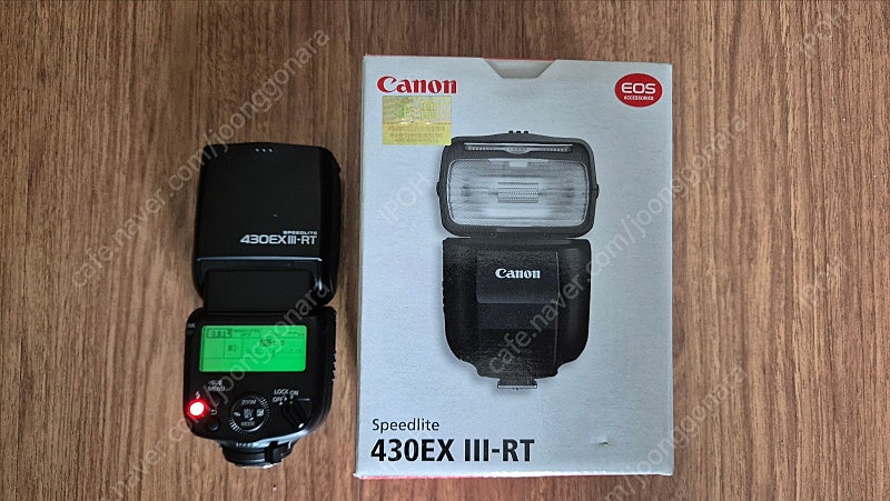 Canon 430EX III-RT 신품급 스트로보 팔아요