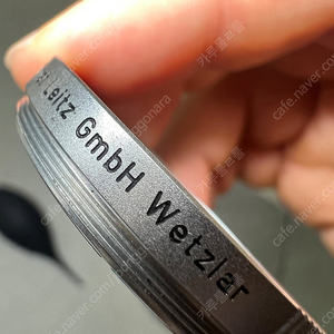 라이카 Ernst Leitz GmbH Wetlar 각인 실버 39mm 필터 팝니다.