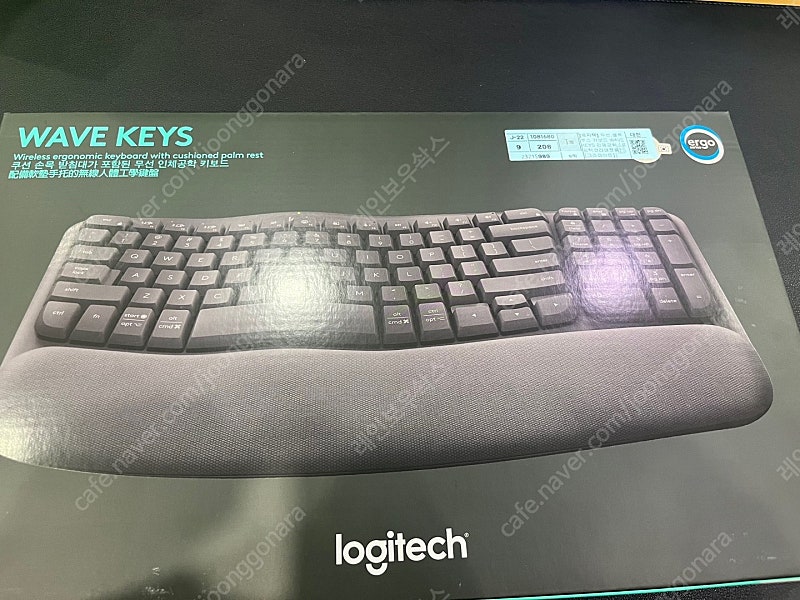 로지텍 인체공학 Wave Keys 키보드 판매합니다