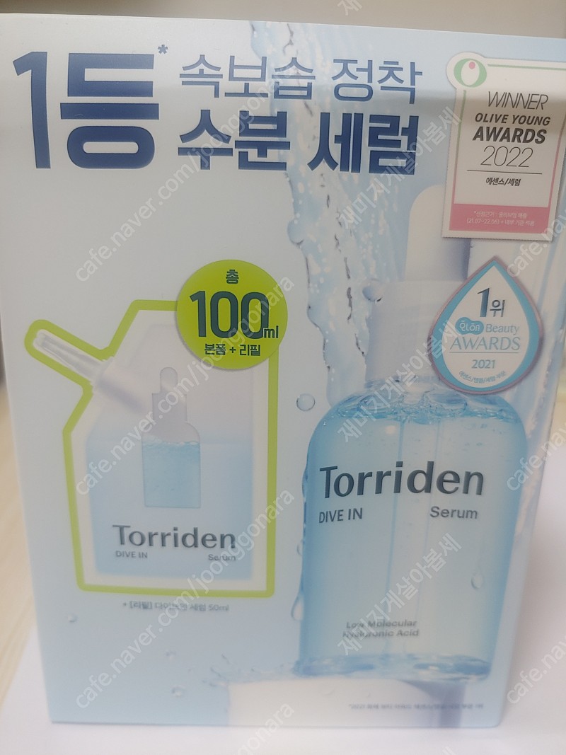 토리든 다이브인 저분자 히알루론산 세럼 50ml 리필기획(+리필팩 50ml) 총100ml