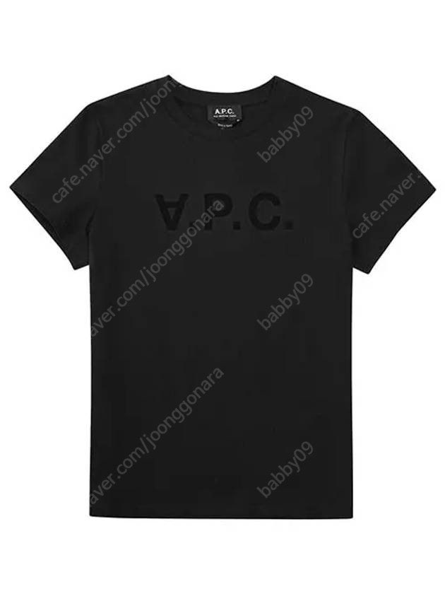 A.P.C 아페쎄 여성 로고 반팔 티셔츠