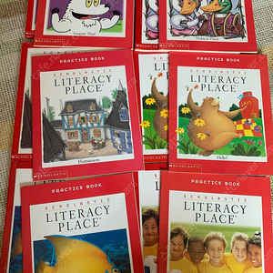 scholastic literacy place 1.1 -1.6, 워크북 포함 12권