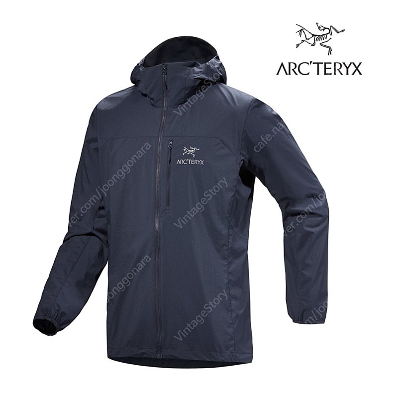 24SS 아크테릭스 ARC'TERYX SQUAMISH 블랙 스쿼미시 후디 사파이어 자켓(M)_vinst