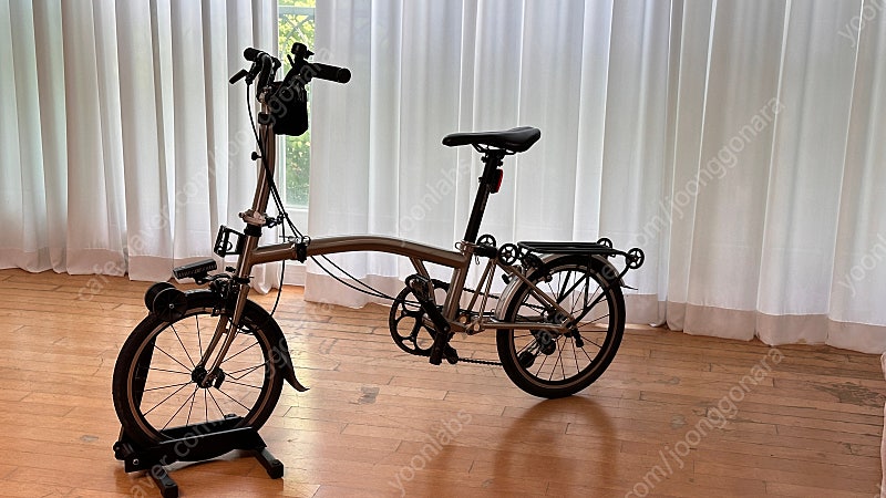 에이스오픽스 트라이폴드 유사브롬톤 크롬 자전거 판매합니다