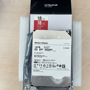 WD Ultrastar 18tb hc550 울트라스타 sata HDD 택포