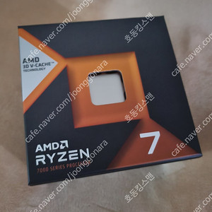 (미개봉 정품) AMD 라이젠7-5세대 7800X3D (라파엘)