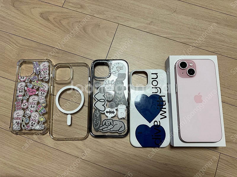 아이폰15 핑크 128GB 애플케어플러스적용 자급제 판...--0