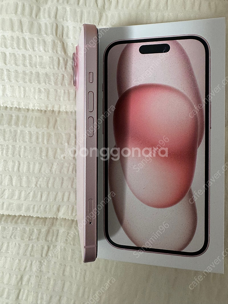 아이폰15 핑크 128GB 애플케어플러스적용 자급제 판...--3