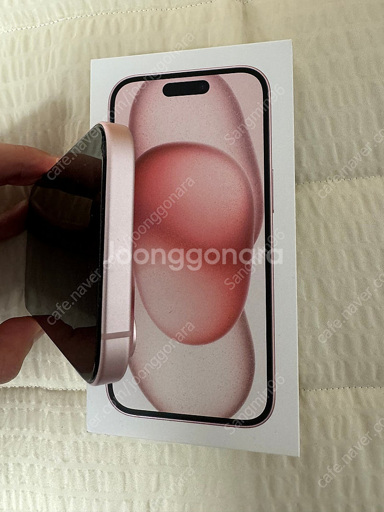 아이폰15 핑크 128GB 애플케어플러스적용 자급제 판...--5